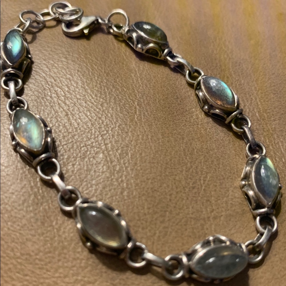 Labradorite and Sterling bracelet